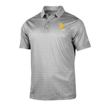 Men's Columbia Gray San Diego Padres Dusk Diamond Polo