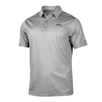 Men's Columbia Gray San Francisco Giants Dusk Diamond Polo