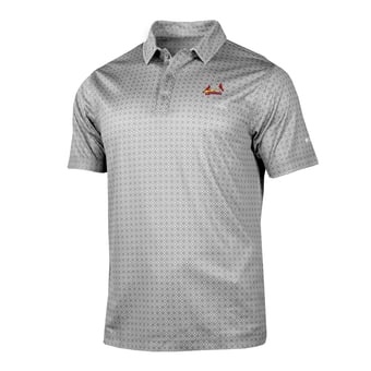 Men's Columbia Gray St. Louis Cardinals Dusk Diamond Polo