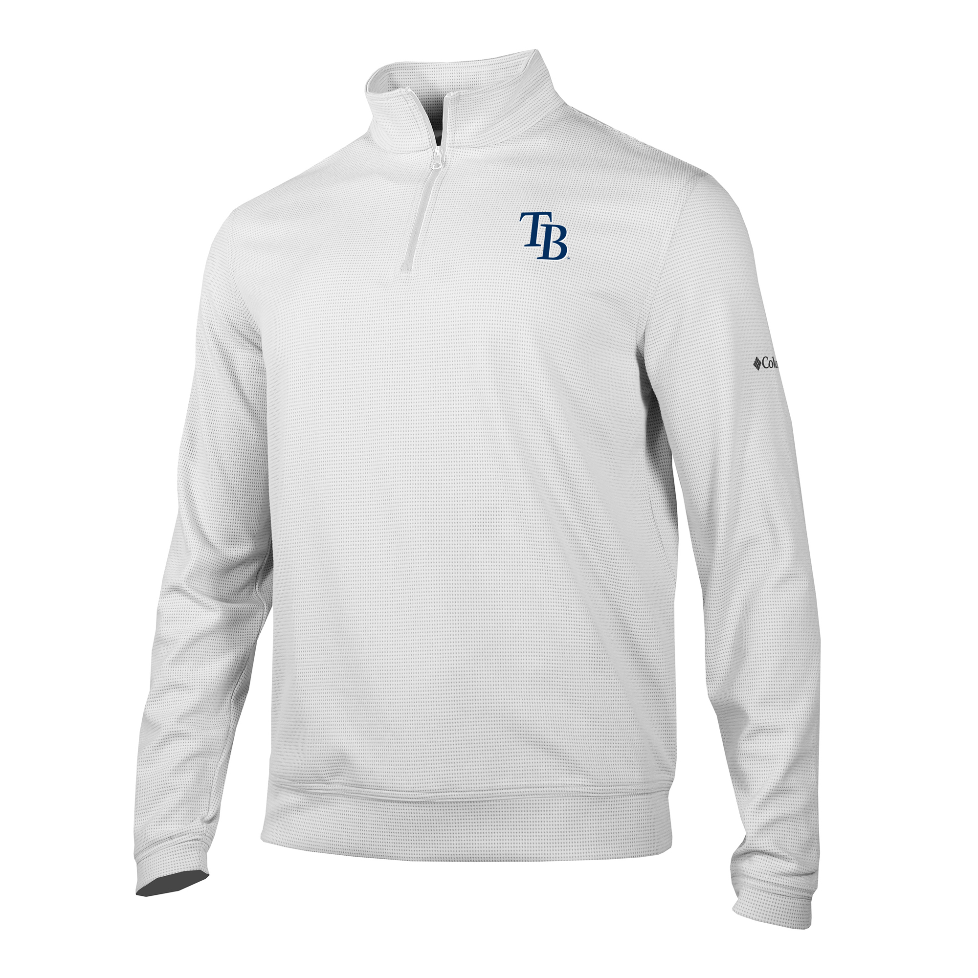 Men's Columbia Gray Tampa Bay Rays Crosscurrent Polo