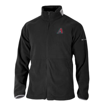 Men's Columbia Black Arizona Diamondbacks  Everest Ridge Full-Zip Fleece Jacket
