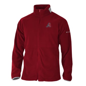 Men's Columbia Red Arizona Diamondbacks  Everest Ridge Full-Zip Fleece Jacket