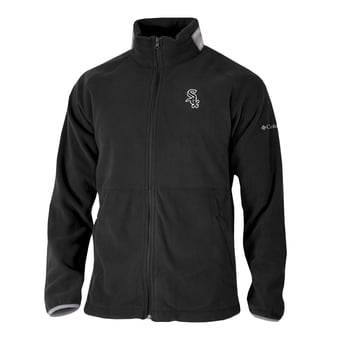Men's Columbia Black Chicago White Sox  Everest Ridge Full-Zip Fleece Jacket