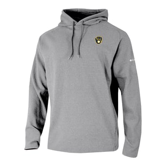Men's Columbia Gray Milwaukee Brewers Swingcraft Hoodie
