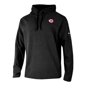 Men's Columbia Black Cincinnati Reds  Swingcraft Hoodie