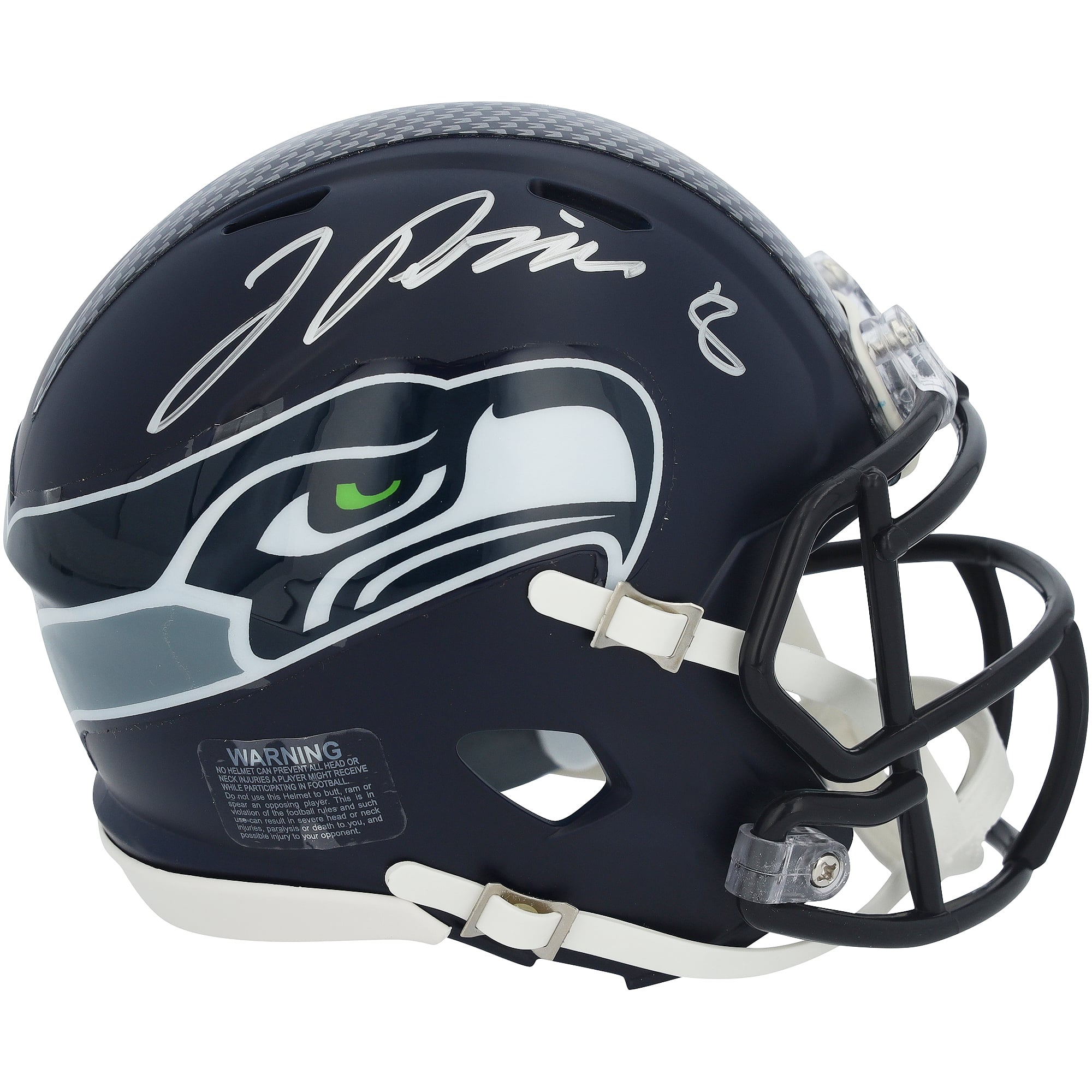 Casco mini Riddell Speed ​​autografato da Jadarian Price dei Seattle Seahawks