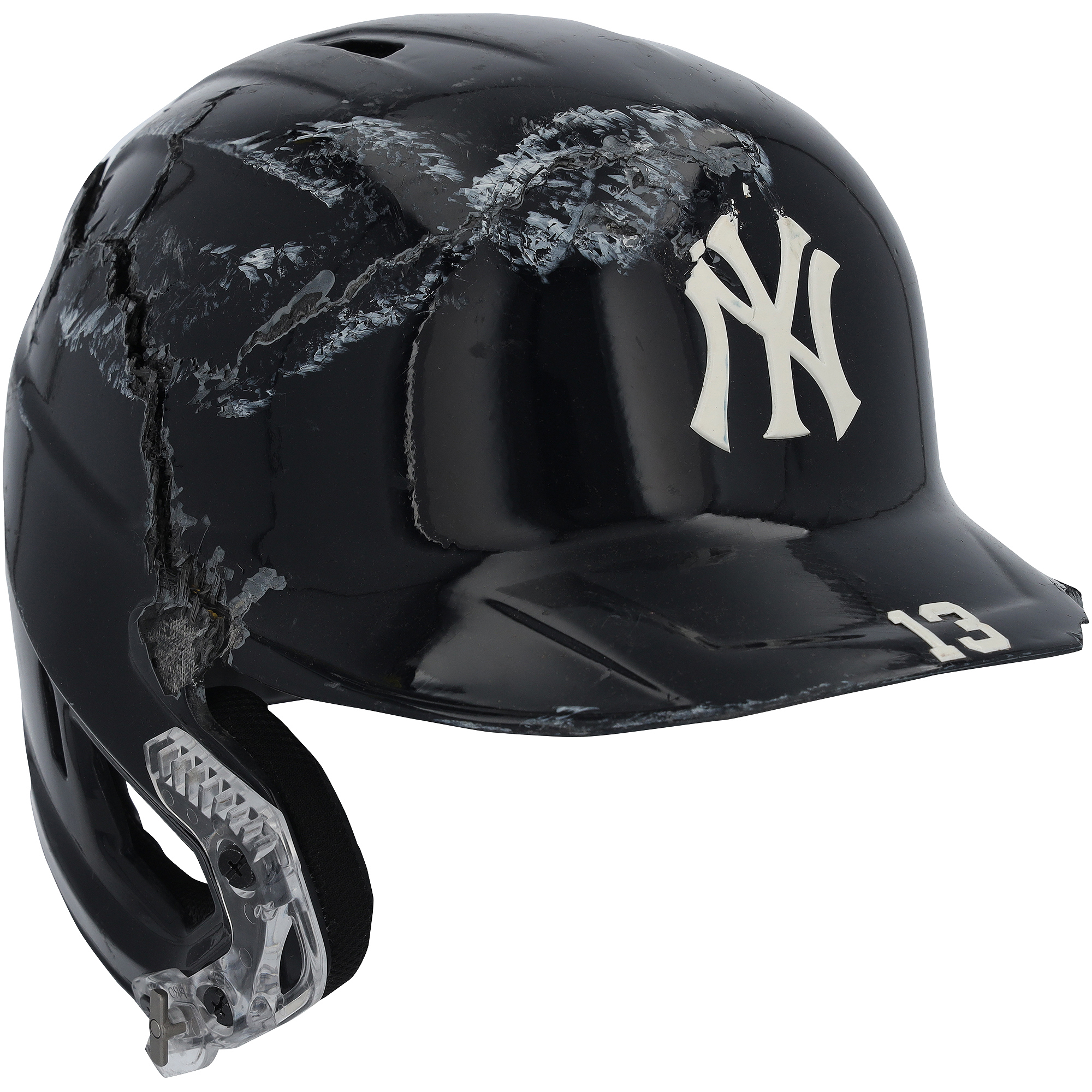 Jazz Chisholm Jr. New York Yankees Game-Used #13 Navy Batting Helmet vs. Miami Marlins on April 3, 2026