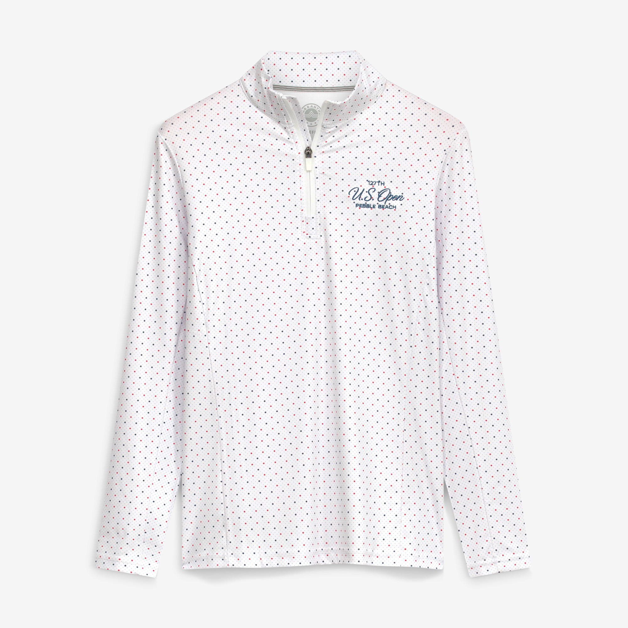 Women’s 2027 U.S. Open Flag & Anthem White Montrose Performance Quarter-Zip Pullover Women’s 2027 U.S. Open Flag & Anthem White Montrose Performance Quarter-Zip Pullover