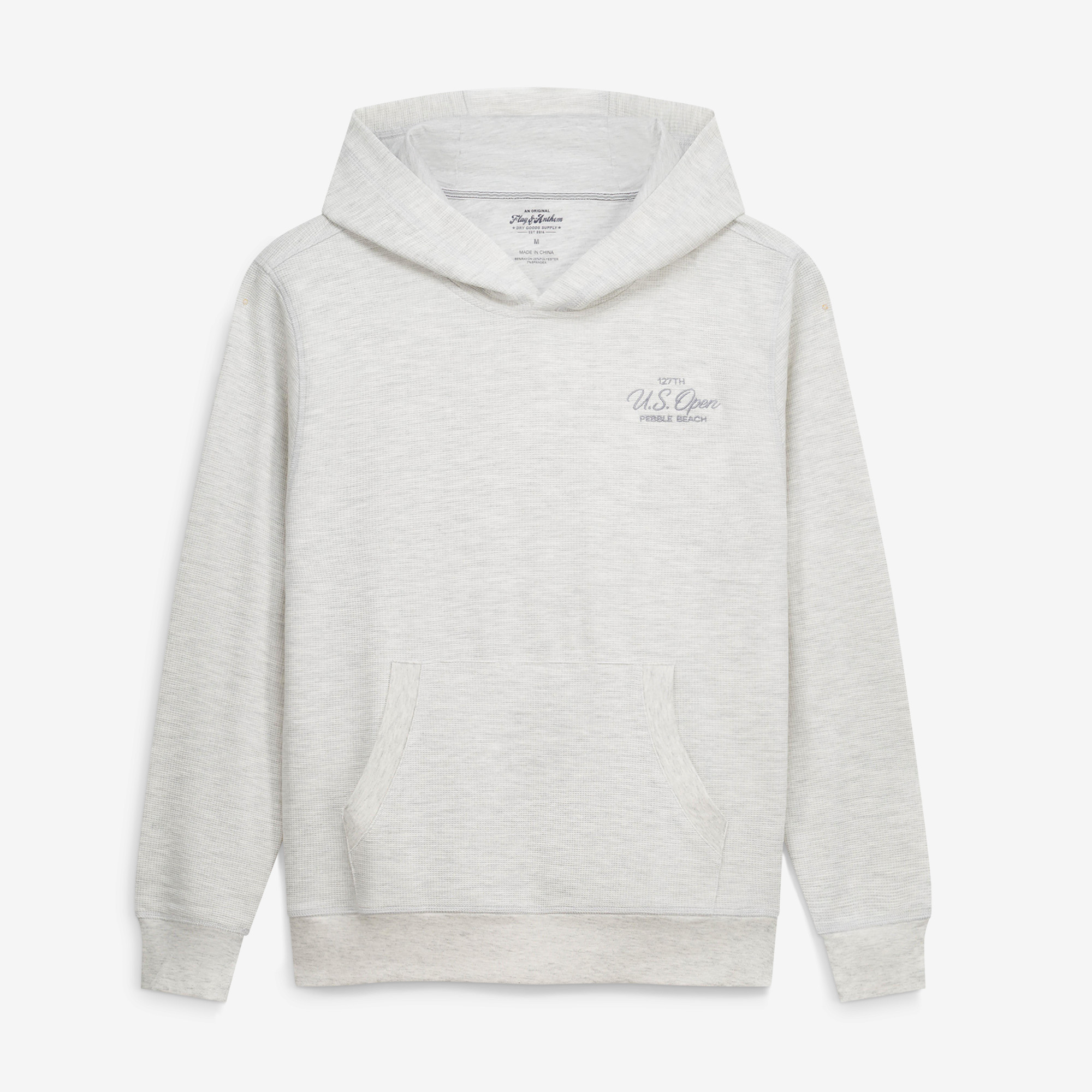 Women’s 2027 U.S. Open Flag & Anthem Cream Summit Super Soft Waffle Hoodie Women’s 2027 U.S. Open Flag & Anthem Cream Summit Super Soft Waffle Hoodie