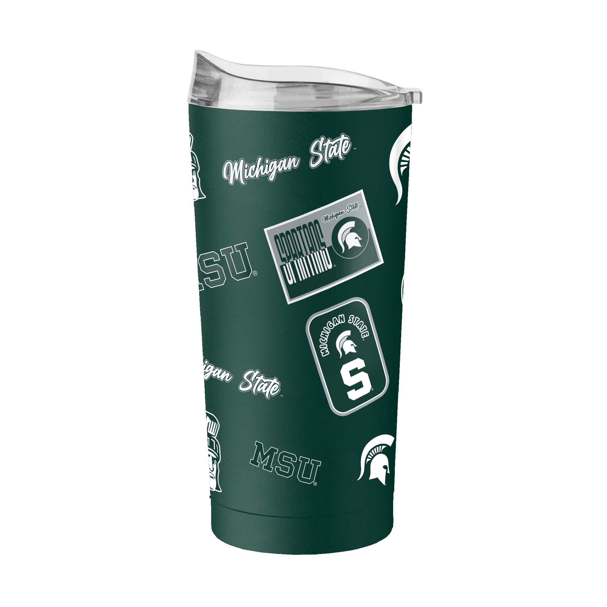 Logo Brands  Michigan State Spartans 20oz. Dreamweave Powder Coat Tumbler