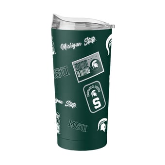 Logo Brands  Michigan State Spartans 20oz. Dreamweave Powder Coat Tumbler