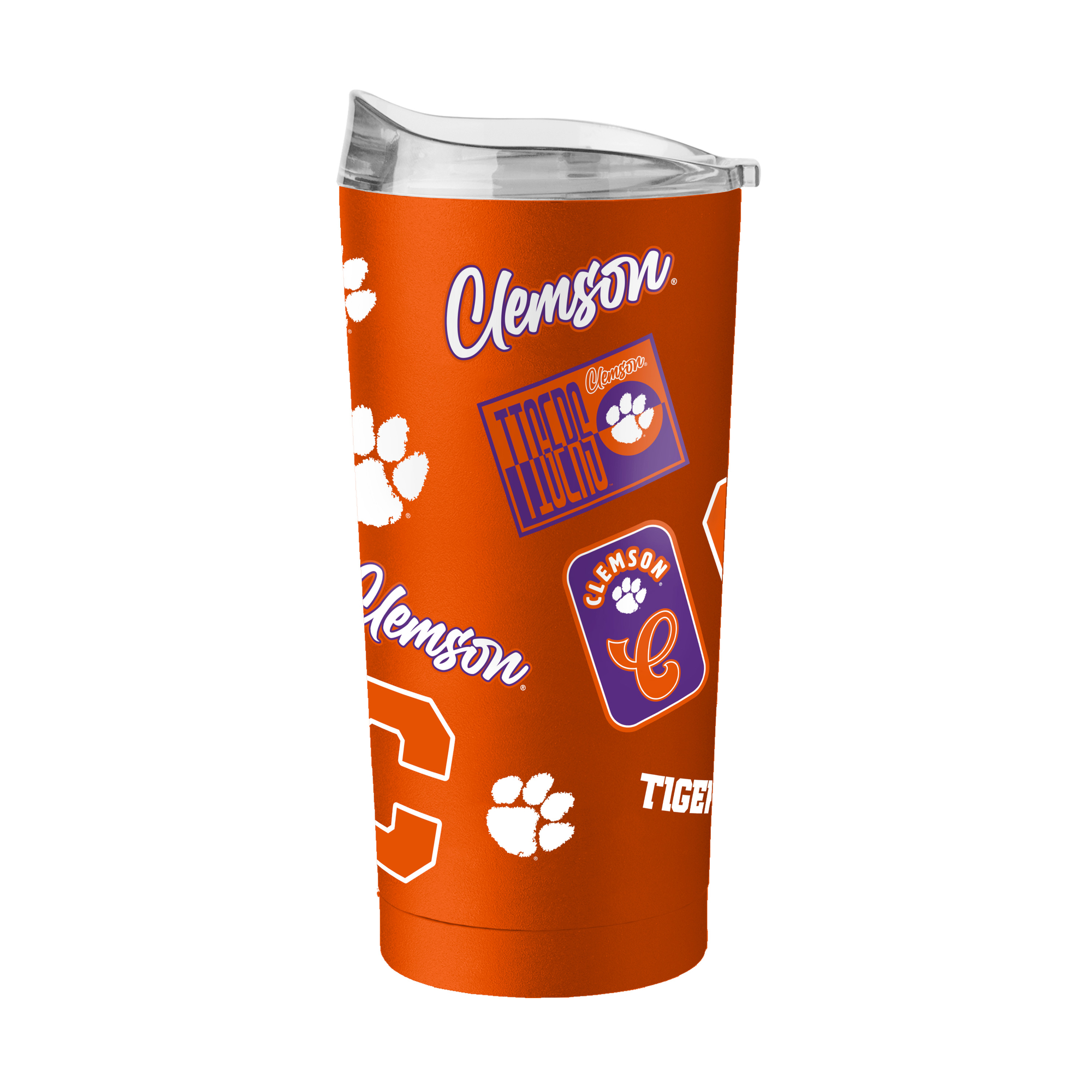 Logo Brands  Clemson Tigers 20oz. Dreamweave Powder Coat Tumbler