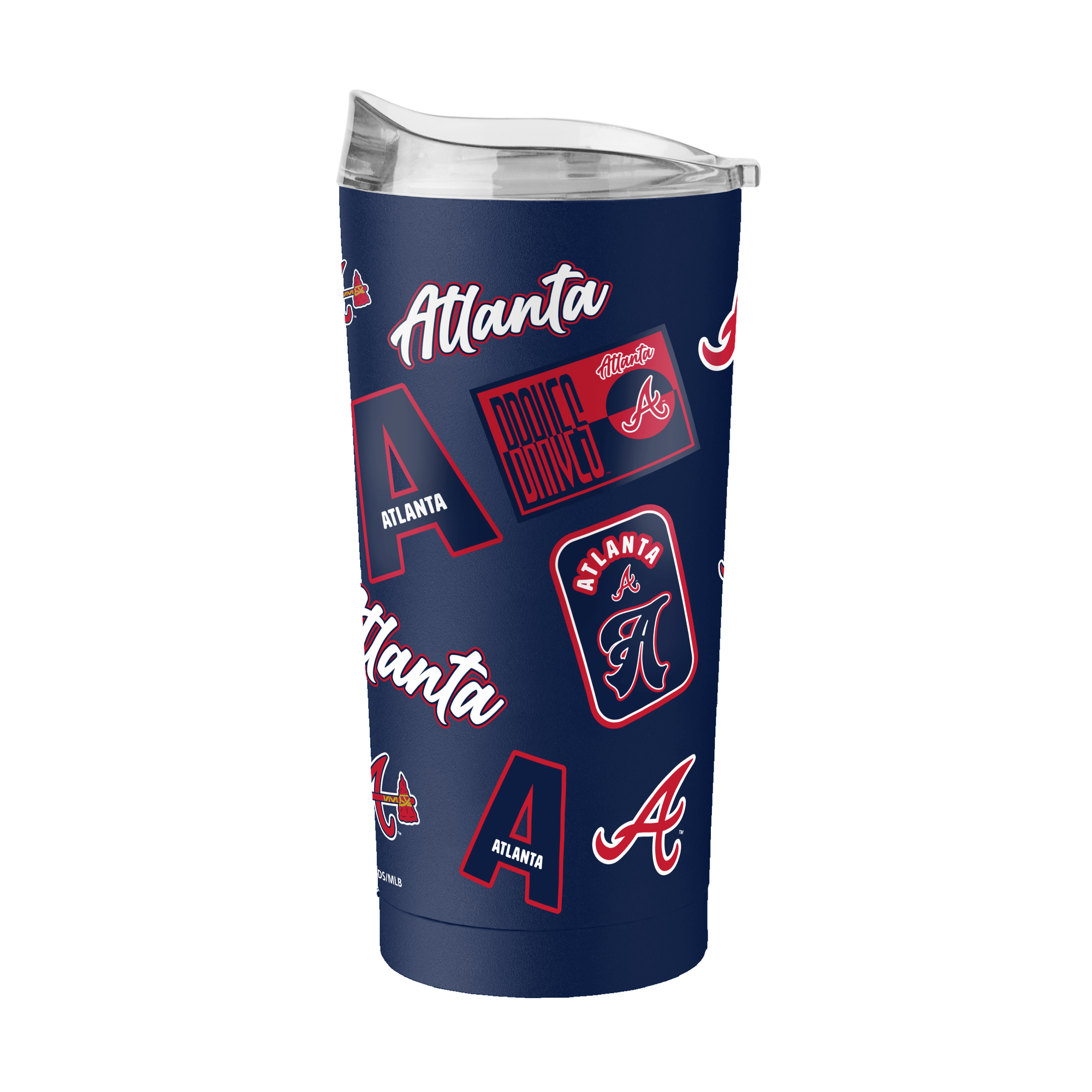 Logo Brands  Atlanta Braves 20oz. Dreamweave Powder Coat Tumbler