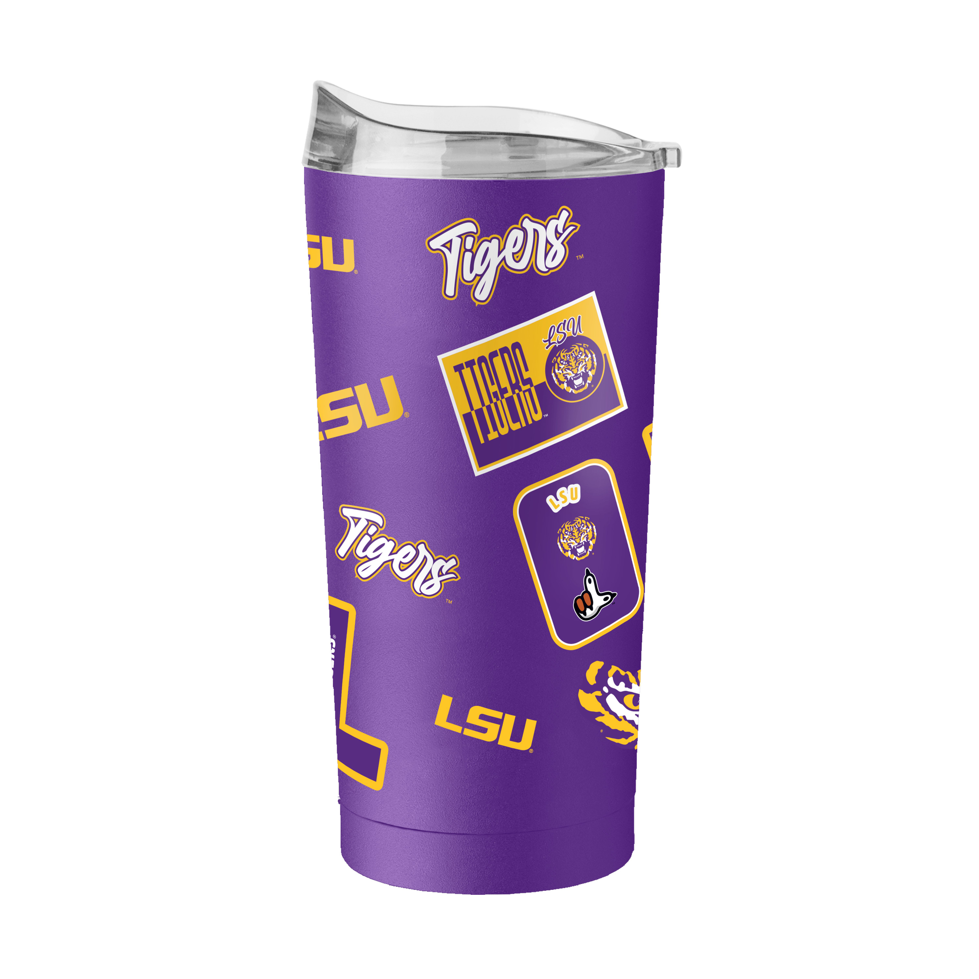 Logo Brands  LSU Tigers 20oz. Dreamweave Powder Coat Tumbler