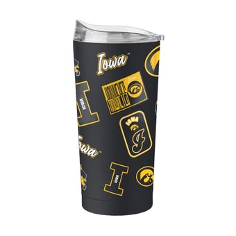 Logo Brands  Iowa Hawkeyes 20oz. Dreamweave Powder Coat Tumbler