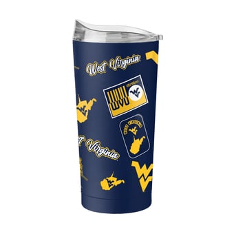 Logo Brands  West Virginia Mountaineers 20oz. Dreamweave Powder Coat Tumbler