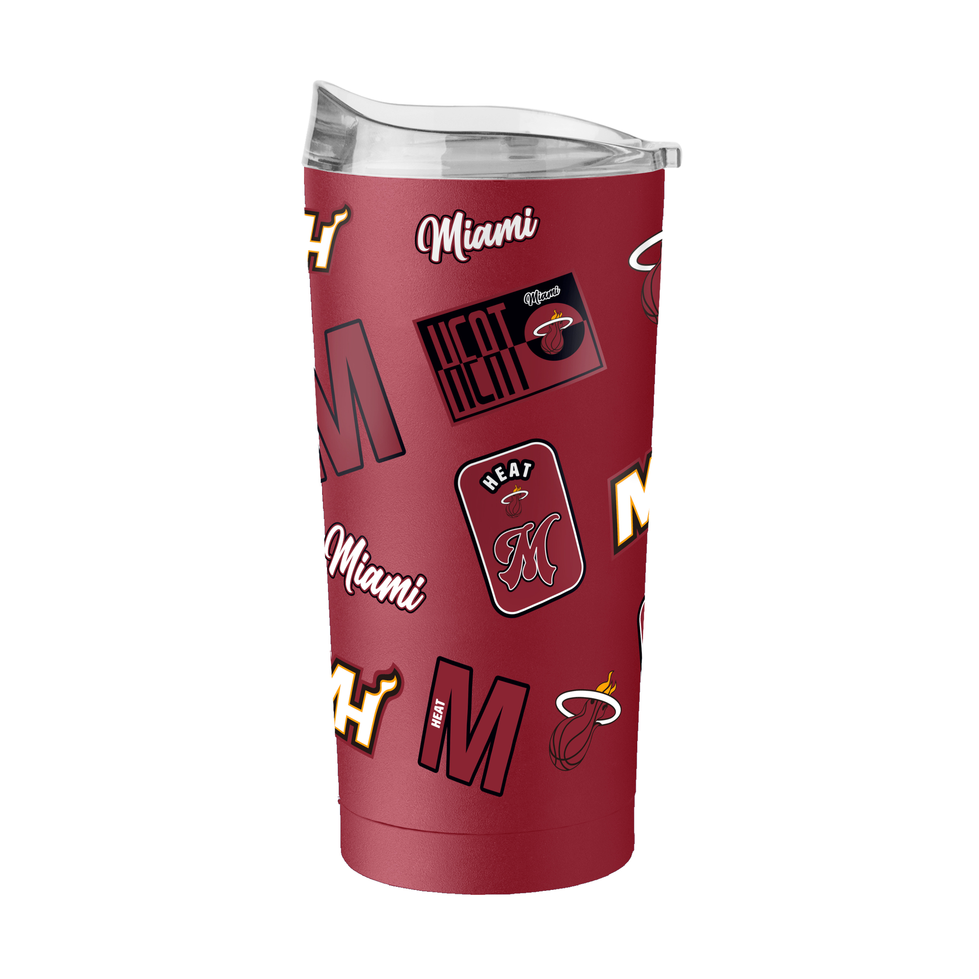 Logo Brands  Miami Heat 20oz. Dreamweave Powder Coat Tumbler