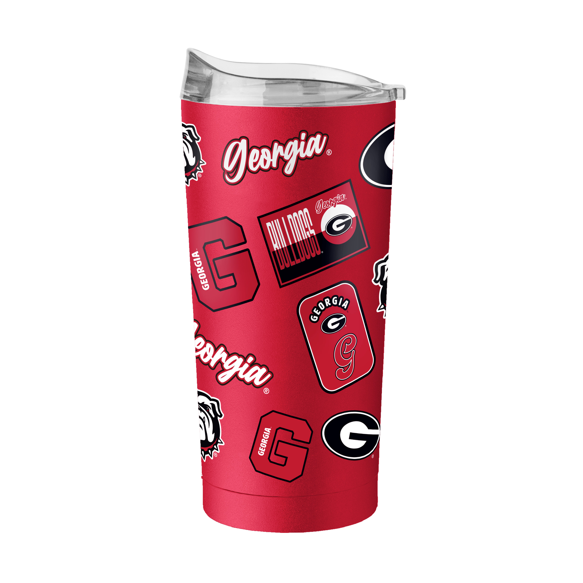Logo Brands  Georgia Bulldogs 20oz. Dreamweave Powder Coat Tumbler