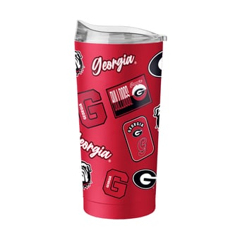 Logo Brands  Georgia Bulldogs 20oz. Dreamweave Powder Coat Tumbler