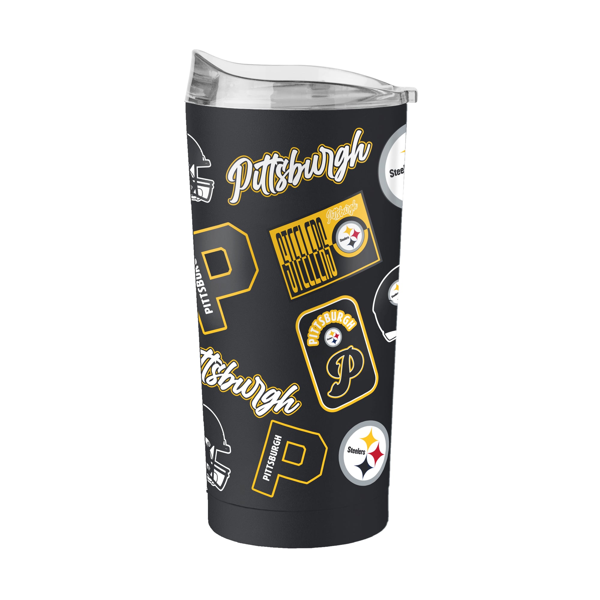 Logo Brands  Pittsburgh Steelers 20oz. Dreamweave Powder Coat Tumbler
