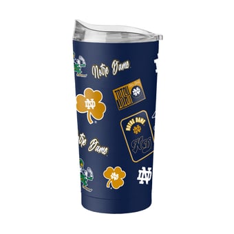 Logo Brands  Notre Dame Fighting Irish 20oz. Dreamweave Powder Coat Tumbler