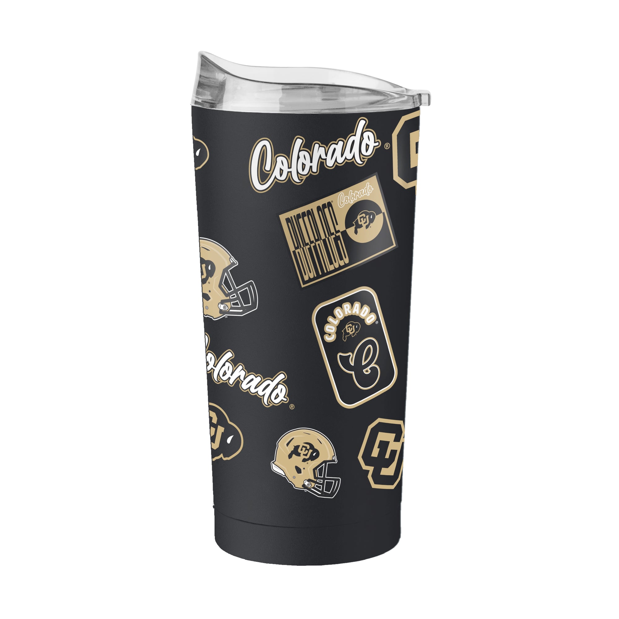Logo Brands  Colorado Buffaloes 20oz. Dreamweave Powder Coat Tumbler