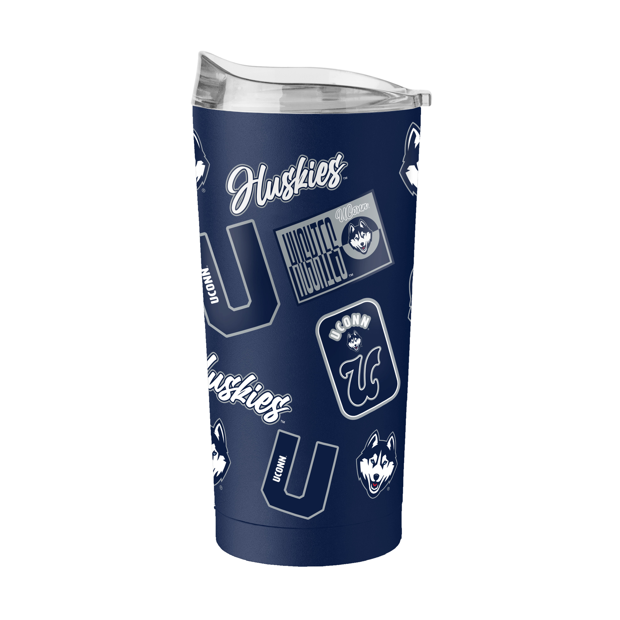 Logo Brands  UConn Huskies 20oz. Dreamweave Powder Coat Tumbler