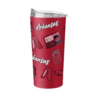 Logo Brands  Arkansas Razorbacks 20oz. Dreamweave Powder Coat Tumbler