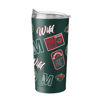 Logo Brands  Minnesota Wild 20oz. Dreamweave Powder Coat Tumbler