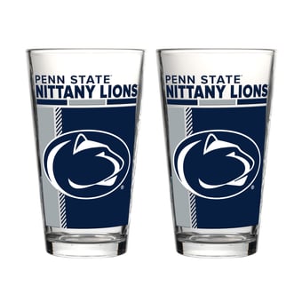 Logo Brands Penn State Nittany Lions Two-Piece 16oz. Pint Glass Set