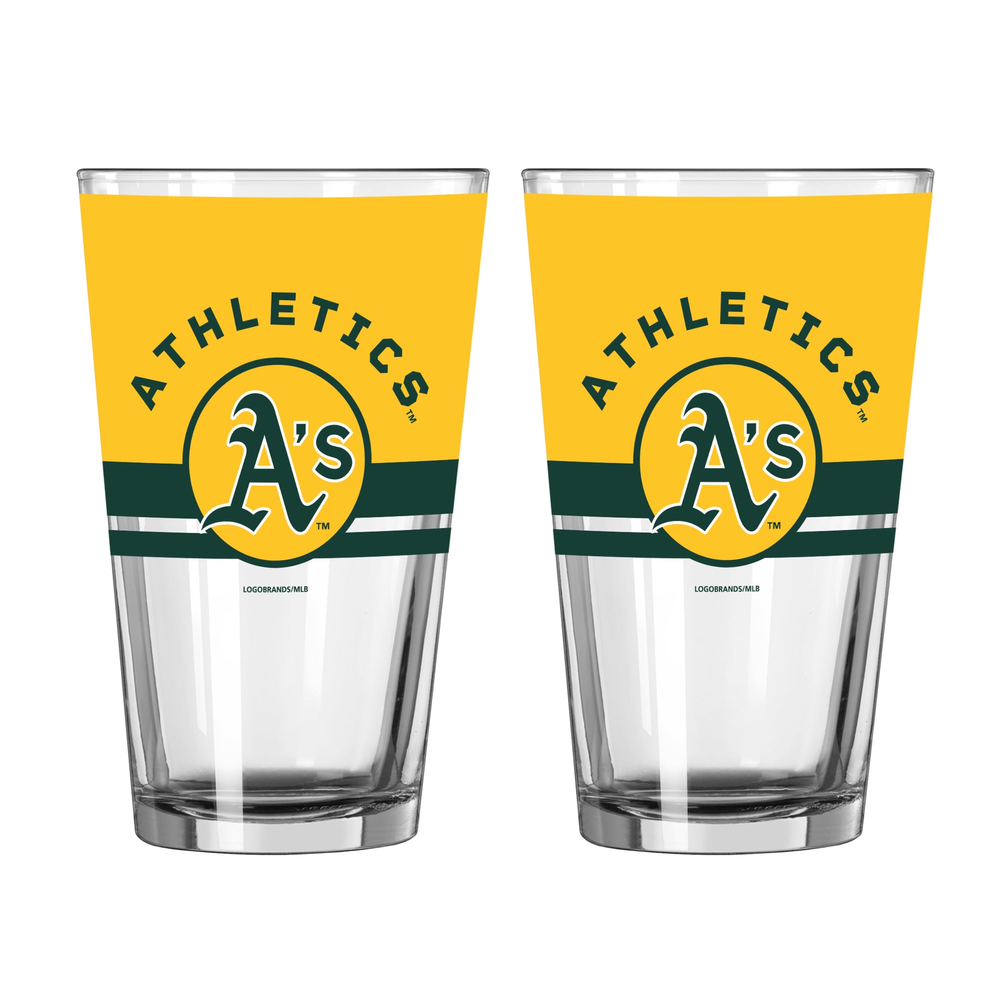 Logo Brands Athletics Two-Piece 16oz. Horizon Pint Glass Set