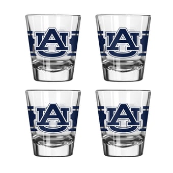 Logo Brands Auburn Tigers Four-Piece Stripe Shot Glass Set