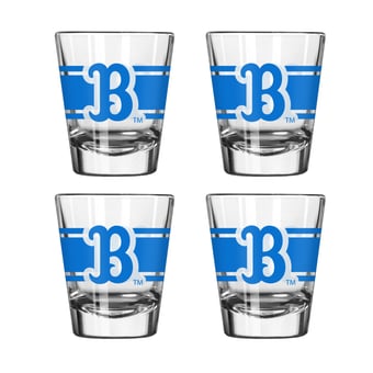 Logo Brands UCLA Bruins Four-Piece Stripe Shot Glass Set
