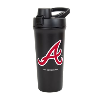 Logo Brands Atlanta Braves 26oz. Flipside Shaker Bottle