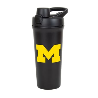 Logo Brands Michigan Wolverines 26oz. Flipside Shaker Bottle