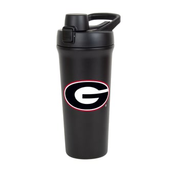 Logo Brands Georgia Bulldogs 26oz. Flipside Shaker Bottle