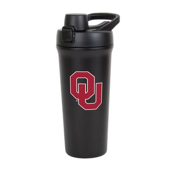 Logo Brands Oklahoma Sooners 26oz. Flipside Shaker Bottle