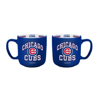 Logo Brands Chicago Cubs Two-Piece 15oz. Stripe Mug Set