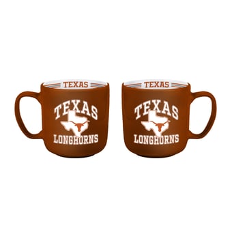 Logo Brands Texas Longhorns Two-Piece 15oz. Stripe Mug Set