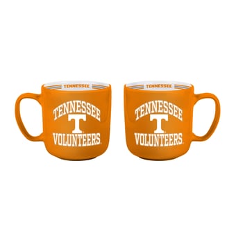 Logo Brands Tennessee Volunteers Two-Piece 15oz. Stripe Mug Set