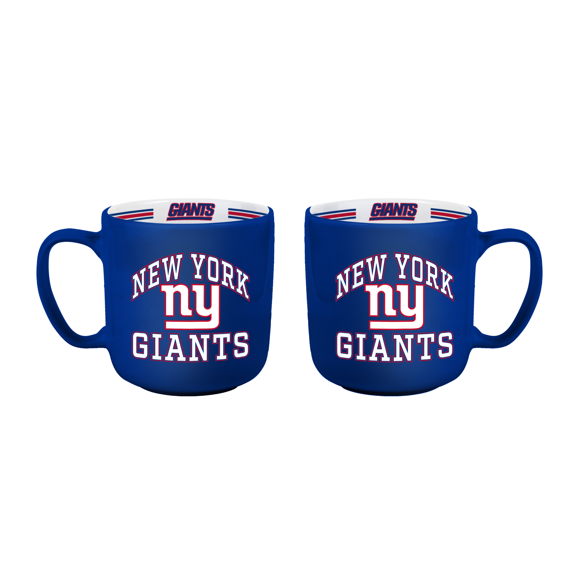 Logo Brands New York Giants Two-Piece 15oz. Stripe Mug Set