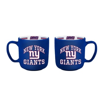 Logo Brands New York Giants Two-Piece 15oz. Stripe Mug Set