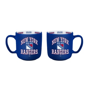 Logo Brands New York Rangers Two-Piece 15oz. Stripe Mug Set