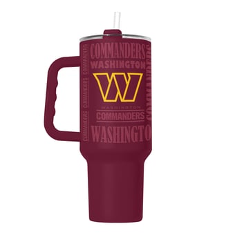 Logo Brands  Washington Commanders 40oz. Replay Powder Coat Tumbler