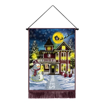 "Florida State Seminoles 18"" x 24"" LED Christmas Tapestry"