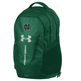 Under Armour  Green Notre Dame Fighting Irish Hustle Backpack