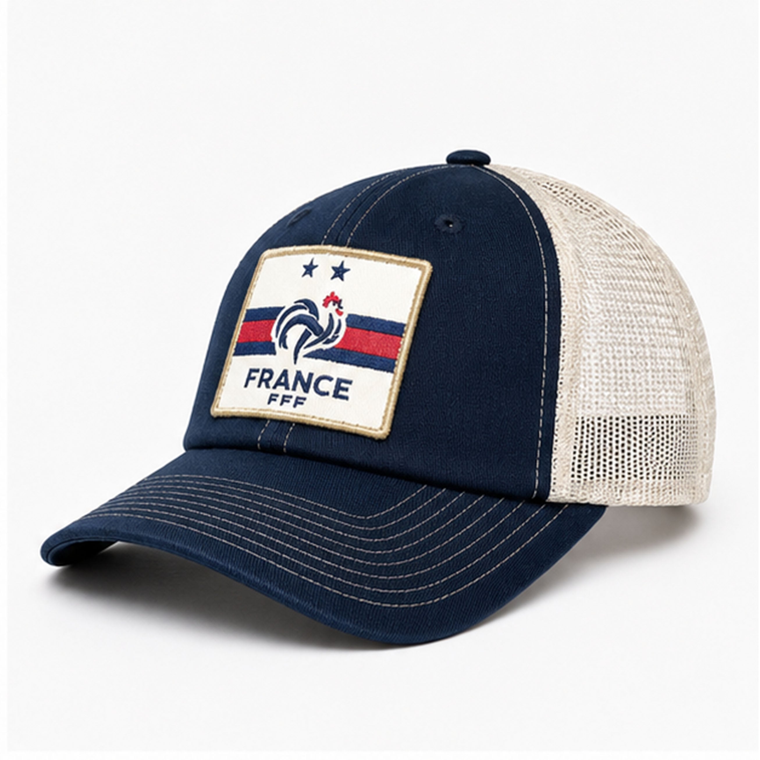 Men's 1863FC Navy France National Team  Off Road Adjustable Hat