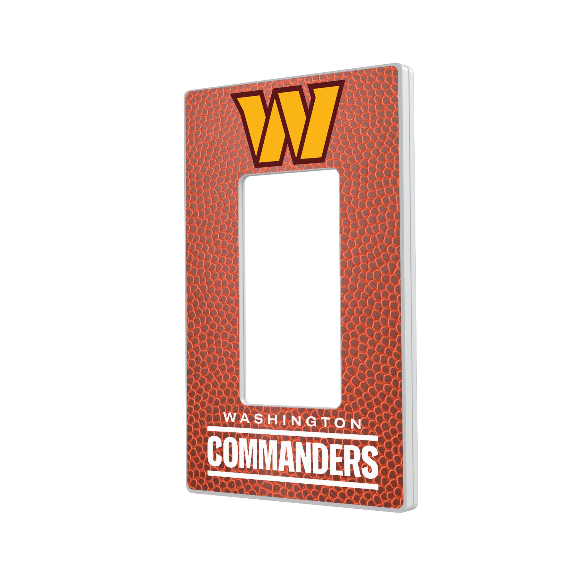 Keyscaper Washington Commanders Football Single Rocker Light Switch Plate