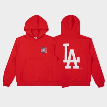 Men's Eric Emanuel Red Los Angeles Dodgers French Terry Hoodie