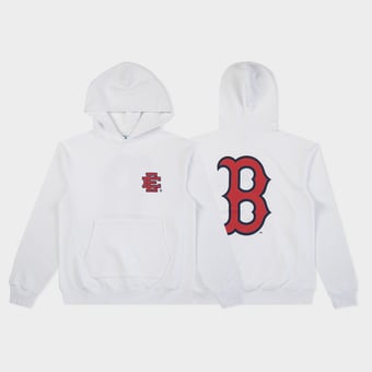 Men's Eric Emanuel White Boston Red Sox French Terry Hoodie